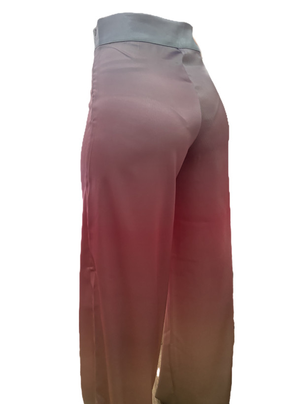 شلوار ساتن ال ایکس وارداتی زارا رنک رنگین کمونی سایز 38 تا 40