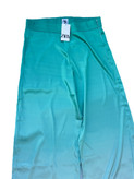 شلوار ساتن ال ایکس وارداتی زارا رنک اقیانوسی سایز 44